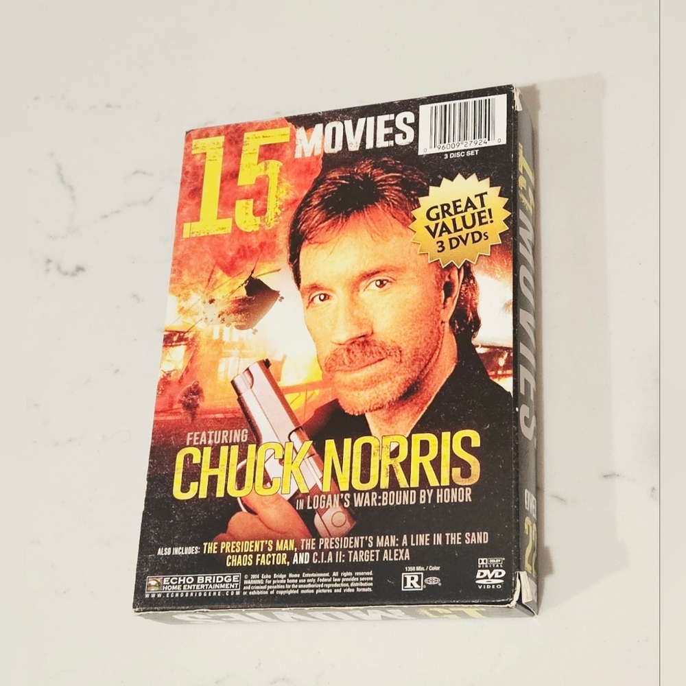 Steven Seagal, Chuck Norris Movie Action Collection - Picture 2 of 7